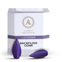 Load image into Gallery viewer, Aakriti Gallery Backflow Natural Incense Waterfall Cones Unique Shape for Backflow Incense for Prayer, Meditation, Relaxation Burner Holder Bullet (25 pcs)