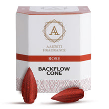 Load image into Gallery viewer, Aakriti Gallery Backflow Natural Incense Waterfall Cones Unique Shape for Backflow Incense for Prayer, Meditation, Relaxation Burner Holder Bullet (25 pcs)