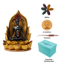 Load image into Gallery viewer, AAKRITI Incense Burner |  100% Eco-Friendly | Home Décor | Feng Shui Based | Traditional Dhoop Burner | Waterfall, Teapot, Lotus, Earthen, Chakra Incense Burner | Perfect For Housewarming, Christmas, Birthday, Anniversary Gift