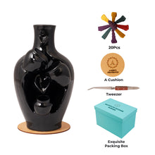 Load image into Gallery viewer, AAKRITI Incense Burner |  100% Eco-Friendly | Home Décor | Feng Shui Based | Traditional Dhoop Burner | Waterfall, Teapot, Lotus, Earthen, Chakra Incense Burner | Perfect For Housewarming, Christmas, Birthday, Anniversary Gift