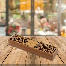 Load image into Gallery viewer, Aakriti Premium Wooden Handmade Incense Holder Incense Burner Aromatherapy Ornament Home Decor Meditation Yoga (Zig Zag)