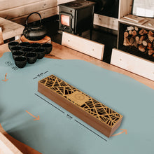 Load image into Gallery viewer, Aakriti Premium Wooden Handmade Incense Holder Incense Burner Aromatherapy Ornament Home Decor Meditation Yoga (Zig Zag)