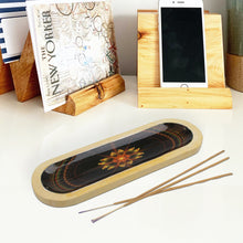 Load image into Gallery viewer, AAKRITI Wooden Incense Holder Wood | Exclusive 2-in-1 Multitasking Design | Natural & 100% Eco-Friendly | Perfect for Housewarming, Christmas, Birthday, (Galaxy)