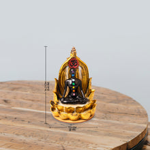 Load image into Gallery viewer, AAKRITI Incense Burner |  100% Eco-Friendly | Home Décor | Feng Shui Based | Traditional Dhoop Burner | Waterfall, Teapot, Lotus, Earthen, Chakra Incense Burner | Perfect For Housewarming, Christmas, Birthday, Anniversary Gift