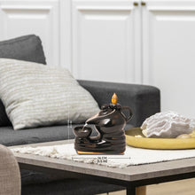 Load image into Gallery viewer, AAKRITI Incense Burner |  100% Eco-Friendly | Home Décor | Feng Shui Based | Traditional Dhoop Burner | Waterfall, Teapot, Lotus, Earthen, Chakra Incense Burner | Perfect For Housewarming, Christmas, Birthday, Anniversary Gift