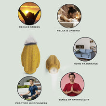 Load image into Gallery viewer, Aakriti Backflow Bullet Shaped Vegan Friendly Incense Cones for Meditation, Aromatherapy & Yoga -100 pcs