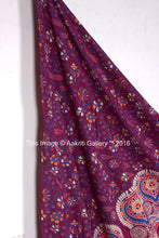 Load image into Gallery viewer, Aakriti Gallery Tapestry Queen Ombre Gift Hippie tapestries Mandala Bohemian Psychedelic Intricate Indian Bedspread Maroon Color  (235x210 Cm),(92 x 82'' In)