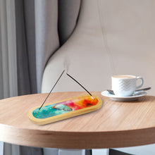 Load image into Gallery viewer, AAKRITI Wooden Incense Holder Wood | Exclusive 2-in-1 Multitasking Design | Natural & 100% Eco-Friendly | Perfect for Housewarming, Christmas, Birthday, (Freedom)