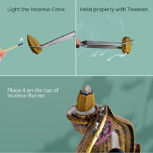 Load image into Gallery viewer, Aakriti Backflow Bullet Shaped Vegan Friendly Incense Cones for Meditation, Aromatherapy & Yoga -100 pcs