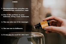 Load image into Gallery viewer, Aakriti Essential Oil Set in Gift Box | Safe for Diffusers, Massage, Aromatherapy, Candle Making, Skin & Hair Care in 10mL Glass Bottles