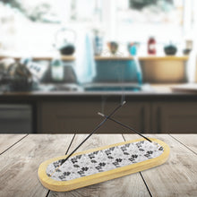 Load image into Gallery viewer, AAKRITI Wooden Incense Holder Wood | Exclusive 2-in-1 Multitasking Design | Natural & 100% Eco-Friendly | Perfect for Housewarming, Christmas, Birthday, (Blossom)