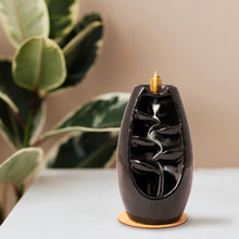 Load image into Gallery viewer, AAKRITI Incense Burner |  100% Eco-Friendly | Home Décor | Feng Shui Based | Traditional Dhoop Burner | Waterfall, Teapot, Lotus, Earthen, Chakra Incense Burner | Perfect For Housewarming, Christmas, Birthday, Anniversary Gift