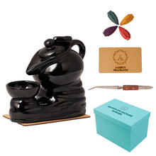Load image into Gallery viewer, AAKRITI Incense Burner |  100% Eco-Friendly | Home Décor | Feng Shui Based | Traditional Dhoop Burner | Waterfall, Teapot, Lotus, Earthen, Chakra Incense Burner | Perfect For Housewarming, Christmas, Birthday, Anniversary Gift