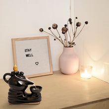 Load image into Gallery viewer, AAKRITI Incense Burner |  100% Eco-Friendly | Home Décor | Feng Shui Based | Traditional Dhoop Burner | Waterfall, Teapot, Lotus, Earthen, Chakra Incense Burner | Perfect For Housewarming, Christmas, Birthday, Anniversary Gift