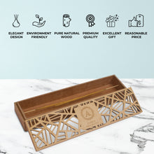 Load image into Gallery viewer, Aakriti Premium Wooden Handmade Incense Holder Incense Burner Aromatherapy Ornament Home Decor Meditation Yoga (Zig Zag)