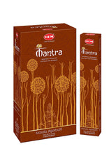 Load image into Gallery viewer, Hem  exclusive fragrance Mantra Masala Incense Sticks (Set of 12 Packets)

