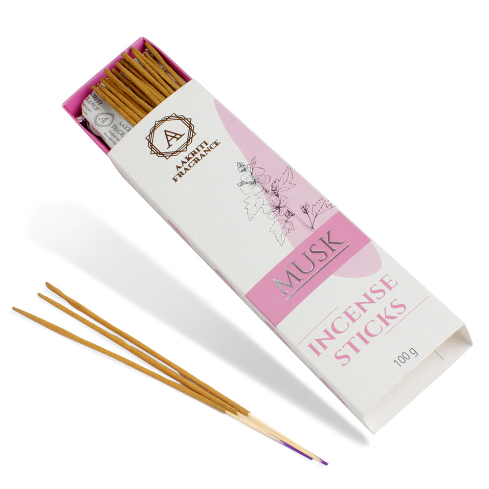 AAKRITI INCENSE Natural Oud Masala Incense Sticks | [100 Grams] | Low Smoke | Long Burn | Premium Handrolled Charcoal Free Non-Toxic Agarbatti | For – Meditation. Relaxation. Positivity. Aromatherapy.