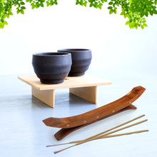 Load image into Gallery viewer, Aakriti Premium Wooden Handmade Incense Holder Incense Burner Aromatherapy Ornament Home Decor Meditation Yoga (Gondala)
