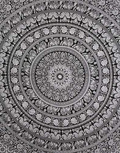 Load image into Gallery viewer, Aakriti Tapestry Gift Hippie, Mandala Bohemian Psychedelic Intricate Indian Wall hanging Bedding Bedspread (L 210 x W 140 Cm), (L 82 x W 56 In)
