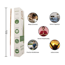 Load image into Gallery viewer, AAKRITI INCENSE Natural Lemongrass Masala Incense Sticks | [100 Grams] | Low Smoke | Long Burn | Premium Handrolled Charcoal Free Non-Toxic Agarbatti | For – Meditation. Refreshing. Natural Cleansing. Aromatherapy.
