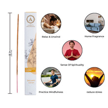 Load image into Gallery viewer, AAKRITI Incense  Natural Masala Incense Sticks | [15 Grams] | assorted pack of six Lavender, Frankincense &amp; Myrrh, Dragon Blood, Rose, Palo Santo, Oud
