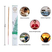 Load image into Gallery viewer, AAKRITI Incense  Natural Masala Incense Sticks | [15 Grams] | assorted pack of six White Sage, Lemongrass, Patchouli, Sandalwood, Musk, Jasmine
