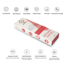 Load image into Gallery viewer, AAKRITI INCENSE Natural Dragon Blood Masala Incense Sticks | [100 Grams] | Low Smoke | Long Burn | Premium Handrolled Charcoal Free Non-Toxic Agarbatti | For – Meditation. Relaxation. Worshipping. Aromatherapy.
