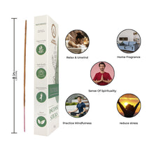 Load image into Gallery viewer, AAKRITI INCENSE Natural Patchouli Masala Incense Sticks | [100 Grams] | Low Smoke | Long Burn | Premium Handrolled Charcoal Free Non-Toxic Agarbatti | For – Meditation. Aromatherapy. Yoga. Worshipping
