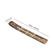 Load image into Gallery viewer, Aakriti Premium Wooden Handmade Incense Holder Incense Burner Aromatherapy Ornament Home Decor Meditation Yoga (Sun)
