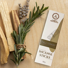 Load image into Gallery viewer, AAKRITI INCENSE Natural Sandalwood Masala Incense Sticks | [100 Grams] | Low Smoke | Long Burn | Premium Handrolled Charcoal Free Non-Toxic Agarbatti | For – Rejuvenation. Relaxation. Worshipping. Aromatherapy.
