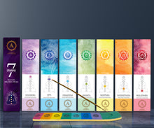 Load image into Gallery viewer, Seven Chakras - 35 Gram Box, 7 Difference Incense
