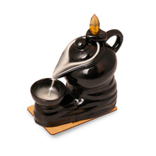 Load image into Gallery viewer, AAKRITI Incense Burner |  100% Eco-Friendly | Home Décor | Feng Shui Based | Traditional Dhoop Burner | Waterfall, Teapot, Lotus, Earthen, Chakra Incense Burner | Perfect For Housewarming, Christmas, Birthday, Anniversary Gift
