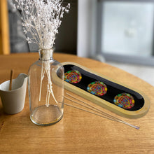 Load image into Gallery viewer, AAKRITI Wooden Incense Holder Wood | Exclusive 2-in-1 Multitasking Design | Natural &amp; 100% Eco-Friendly | Perfect for Housewarming, Christmas, Birthday, (Mandala)
