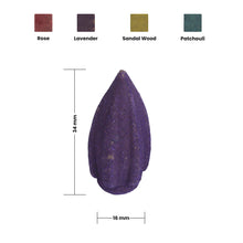 Load image into Gallery viewer, Aakriti Backflow Bullet Shaped Vegan Friendly Incense Cones for Meditation, Aromatherapy &amp; Yoga -100 pcs
