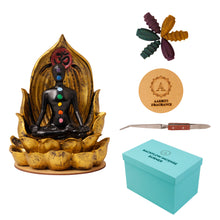 Load image into Gallery viewer, AAKRITI Incense Burner |  100% Eco-Friendly | Home Décor | Feng Shui Based | Traditional Dhoop Burner | Waterfall, Teapot, Lotus, Earthen, Chakra Incense Burner | Perfect For Housewarming, Christmas, Birthday, Anniversary Gift
